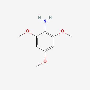 2,4,6-Trimethoxyaniline chemical structure (CAS 14227-17-9)