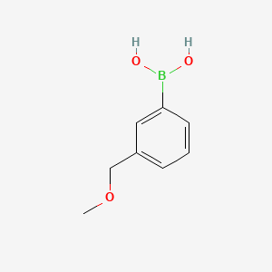 (3-(Methoxymethyl)phenyl)boronic acid chemical structure (CAS 142273-84-5)