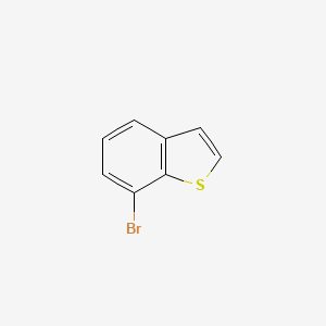 7-Bromobenzo[b]thiophene chemical structure (CAS 1423-61-6)
