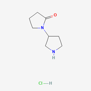 [1,3'-Bipyrrolidin]-2-one hydrochloride chemical structure (CAS 1423027-65-9)