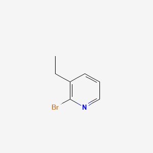 2-Bromo-3-ethylpyridine chemical structure (CAS 142337-94-8)