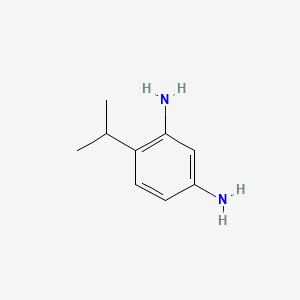 4-Isopropylbenzene-1,3-diamine chemical structure (CAS 14235-45-1)