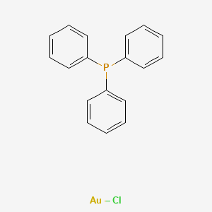 Chloro(triphenylphosphine)gold(I) chemical structure (CAS 14243-64-2)