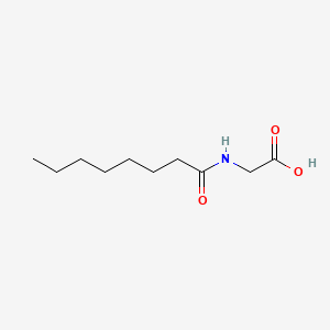 2-Octanamidoacetic acid chemical structure (CAS 14246-53-8)