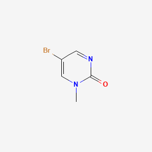 5-Bromo-1-methylpyrimidin-2(1H)-one chemical structure (CAS 14248-01-2)