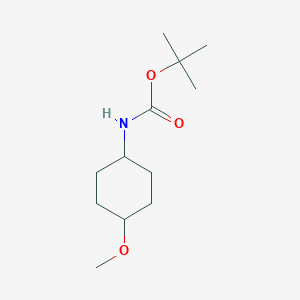 tert-Butyl (4-methoxycyclohexyl)carbamate chemical structure (CAS 1425334-93-5)