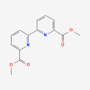Dimethyl [2,2'-bipyridine]-6,6'-dicarboxylate chemical structure (CAS 142593-07-5)
