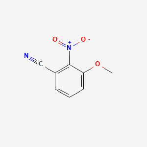 3-Methoxy-2-nitrobenzonitrile chemical structure (CAS 142596-50-7)