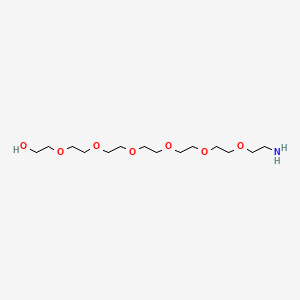 20-Amino-3,6,9,12,15,18-hexaoxaicosan-1-ol chemical structure (CAS 1425973-14-3)