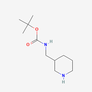3-(Boc-aminomethyl)piperidine chemical structure (CAS 142643-29-6)