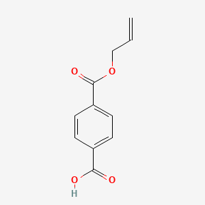 4-((Allyloxy)carbonyl)benzoic acid chemical structure (CAS 142650-66-6)
