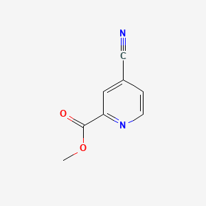 Methyl 4-cyanopicolinate chemical structure (CAS 142729-98-4)
