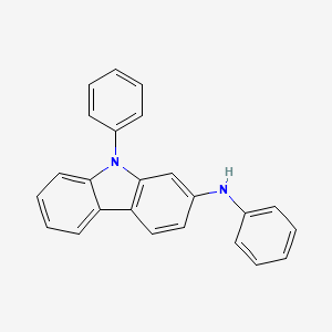 N,9-Diphenyl-9H-carbazol-2-amine chemical structure (CAS 1427316-55-9)