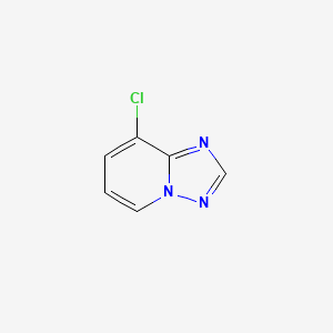 8-Chloro-[1,2,4]triazolo[1,5-a]pyridine chemical structure (CAS 1427368-62-4)