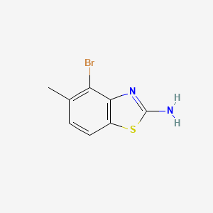 4-Bromo-5-methylbenzo[d]thiazol-2-amine chemical structure (CAS 1427373-92-9)