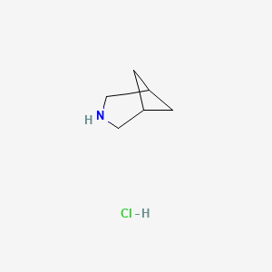 3-Azabicyclo[3.1.1]heptane hydrochloride chemical structure (CAS 1427380-44-6)