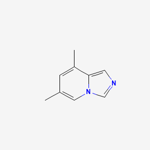 6,8-Dimethylimidazo[1,5-a]pyridine chemical structure (CAS 1427384-42-6)