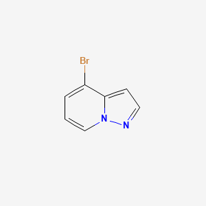 4-Bromopyrazolo[1,5-a]pyridine chemical structure (CAS 1427404-87-2)