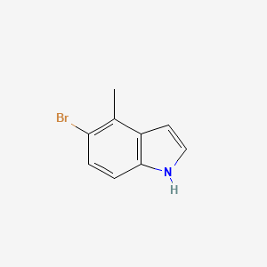 5-Bromo-4-methyl-1H-indole chemical structure (CAS 1427412-95-0)
