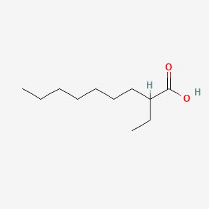 2-Ethylnonanoic acid chemical structure (CAS 14276-84-7)