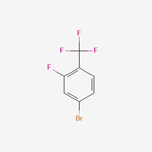 4-Bromo-2-fluorobenzotrifluoride chemical structure (CAS 142808-15-9)