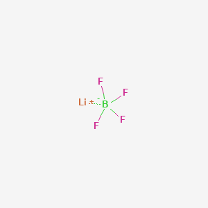 Lithium tetrafluoroborate chemical structure (CAS 14283-07-9)