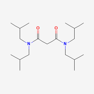 N,n,n,n-tetraisobutyl-malonamide chemical structure (CAS 14287-99-1)