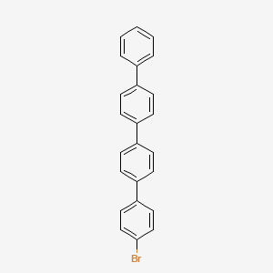 4-Bromo-1,1':4',1'':4'',1'''-quaterphenyl chemical structure (CAS 142878-37-3)