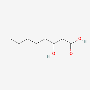 3-Hydroxyoctanoic acid chemical structure (CAS 14292-27-4)