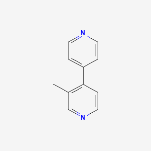 3-Methyl-4,4'-bipyridine chemical structure (CAS 1429342-52-8)