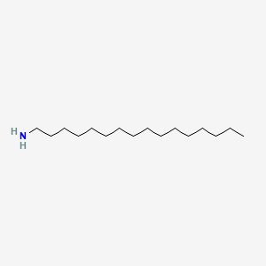 Cetylamine chemical structure (CAS 143-27-1)