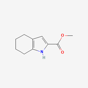 Methyl 4,5,6,7-tetrahydro-1H-indole-2-carboxylate chemical structure (CAS 143064-85-1)