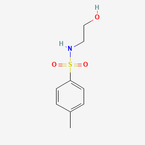 N-(2-Hydroxyethyl)-4-methylbenzenesulfonamide chemical structure (CAS 14316-14-4)