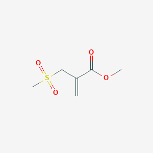 Methyl 2-((methylsulfonyl)methyl)acrylate chemical structure (CAS 143224-94-6)