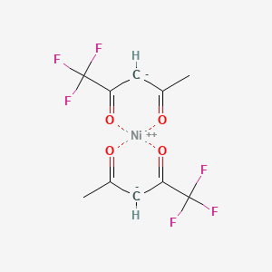 Nickel1,1,1-trifluoro2,4-pentanedionate chemical structure (CAS 14324-83-5)