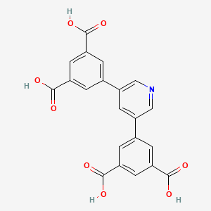 5,5'-(Pyridine-3,5-diyl)diisophthalic acid chemical structure (CAS 1433029-60-7)