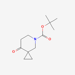 tert-Butyl 8-oxo-5-azaspiro[2.5]octane-5-carboxylate chemical structure (CAS 143306-64-3)