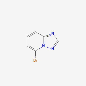 5-Bromo-[1,2,4]triazolo[1,5-a]pyridine chemical structure (CAS 143329-58-2)