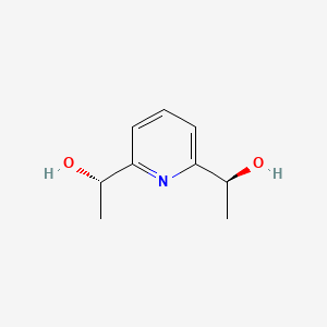 (1S,1'S)-1,1'-(Pyridine-2,6-diyl)bis(ethan-1-ol) chemical structure (CAS 143329-85-5)
