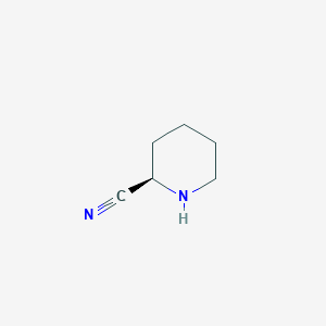 (R)-Piperidine-2-carbonitrile chemical structure (CAS 1434126-85-8)
