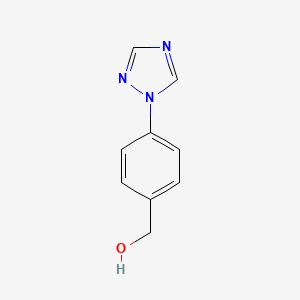 4-(1,2,4-Triazol-1-yl)benzyl Alcohol chemical structure (CAS 143426-50-0)
