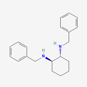 (1R,2R)-N1,N2-Dibenzylcyclohexane-1,2-diamine chemical structure (CAS 143443-23-6)