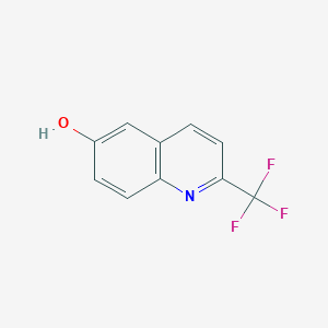 2-(Trifluoromethyl)quinolin-6-ol chemical structure (CAS 143465-21-8)