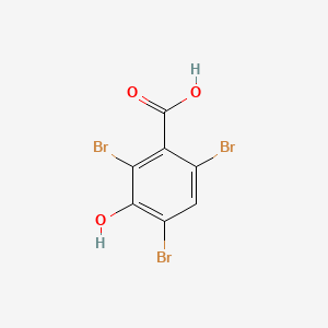 3-Hydroxy-2,4,6-tribromobenzoic acid chemical structure (CAS 14348-40-4)