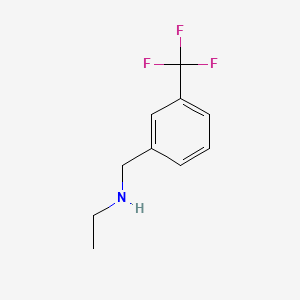 N-[3-(Trifluoromethyl)benzyl]ethylamine chemical structure (CAS 14355-04-5)