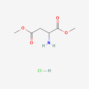 H-DL-Asp(OMe)-OMe.HCl chemical structure (CAS 14358-33-9)