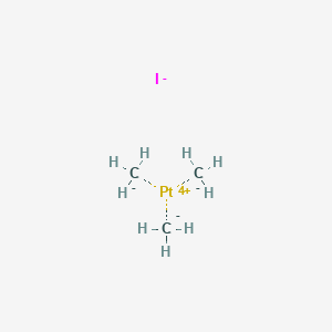Trimethylplatinum(IV) iodide chemical structure (CAS 14364-93-3)