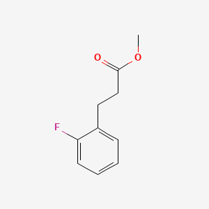 Methyl 3-(2-fluorophenyl)propanoate chemical structure (CAS 143654-59-5)