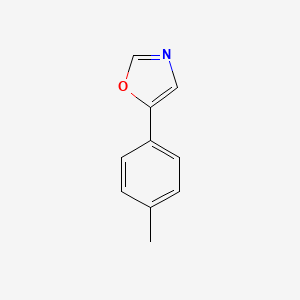 5-(p-Tolyl)oxazole chemical structure (CAS 143659-19-2)