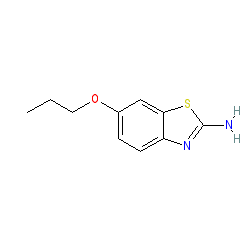 6-Propoxybenzo[d]thiazol-2-amine chemical structure (CAS 14372-64-6)
